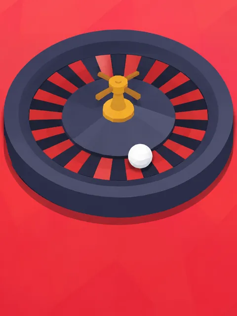 Roulette – game artwork (illustration, no text)