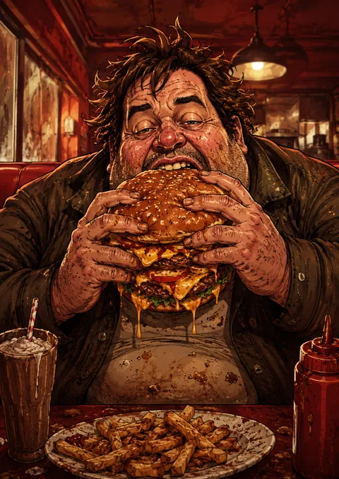 Burger Bonanza – visuel du jeu (illustration)