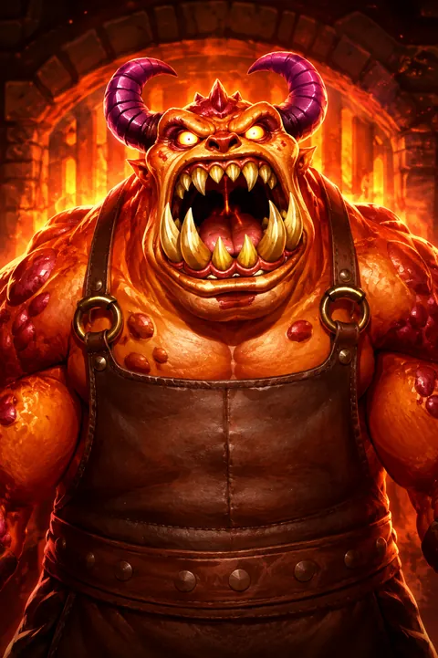 Fire Monster – visuel du jeu (illustration)