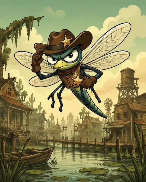 Swamp Sheriff – visuel du jeu (illustration)