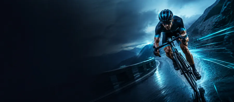 Cyclisme – illustration sportive (sans texte)