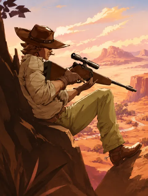 Prairie Shooter – visuel du jeu (illustration)