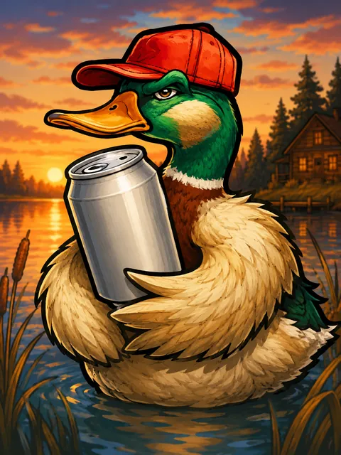 Duck Outing – visuel du jeu (illustration)