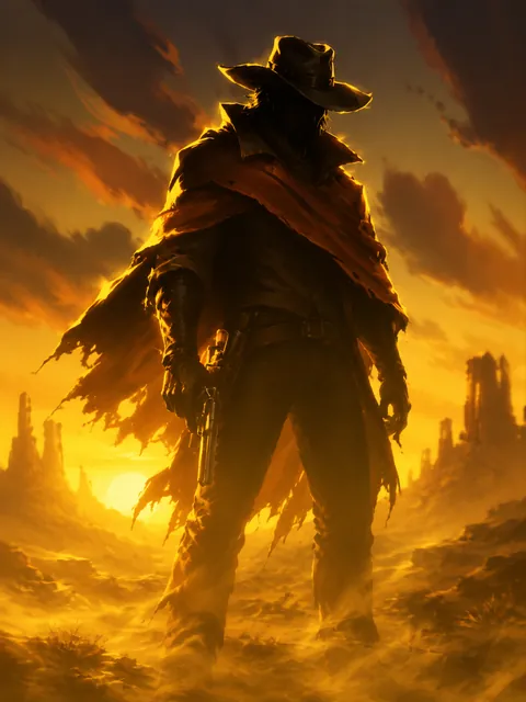 Dark Cowboy – visuel du jeu (illustration)