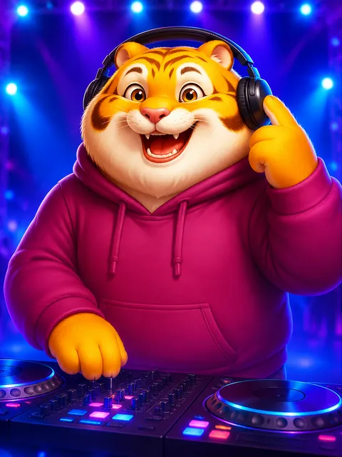Tiger DJ – visuel du jeu (illustration)