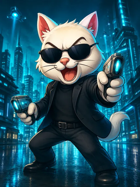 Agent Cat – visuel du jeu (illustration)