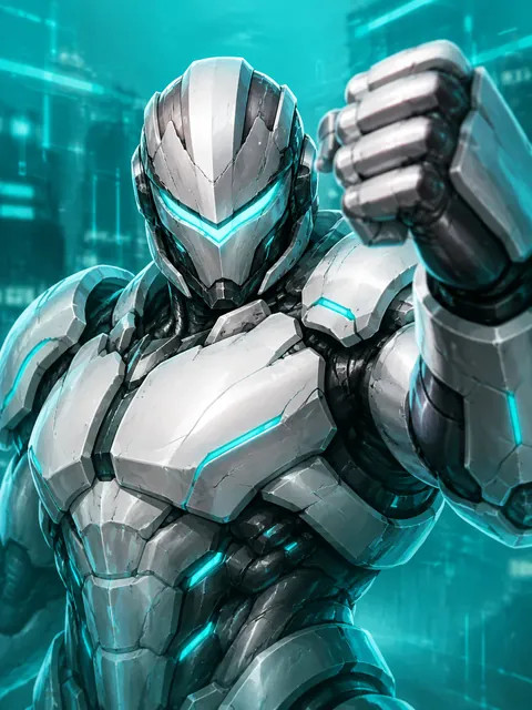 Cyber Warrior – visuel du jeu (illustration)