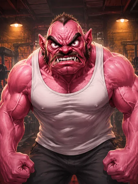 Muscle Ogre – visuel du jeu (illustration)