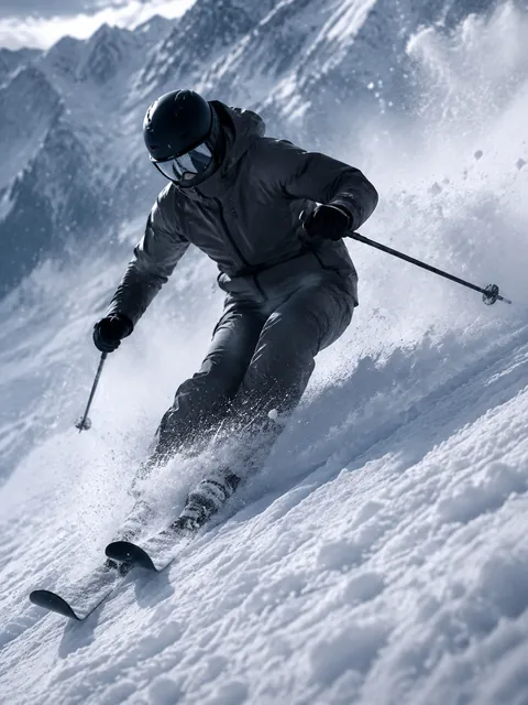 Ski Sprint – visuel du jeu (illustration)
