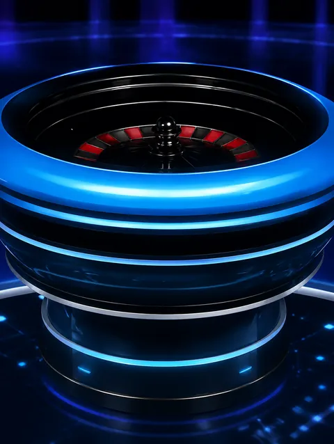 Auto Roulette Blue – visuel du jeu (illustration)