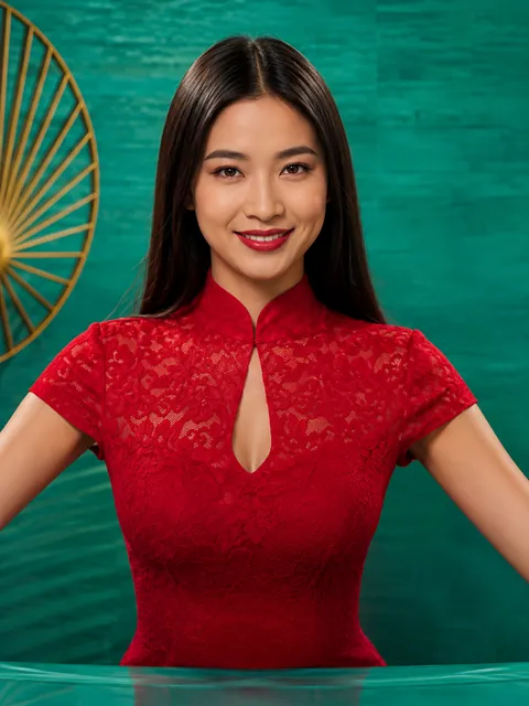 Baccarat Turquoise – visuel du jeu (illustration)
