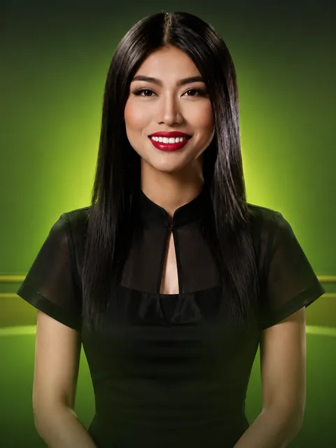 Baccarat Lime – game artwork (illustration)