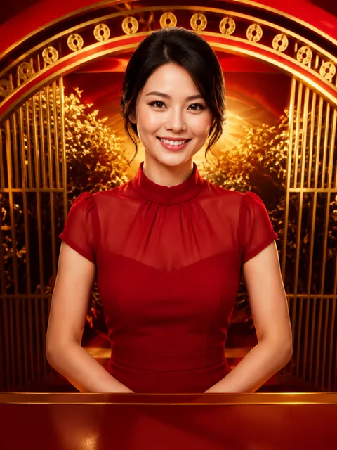 Baccarat Fire Gold – game artwork (illustration)