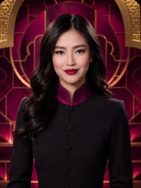 Baccarat Magenta – game artwork (illustration)