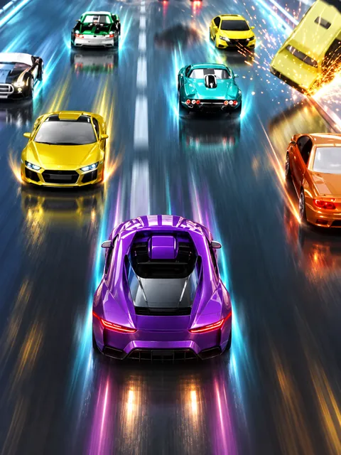 City Race – game artwork (illustration)