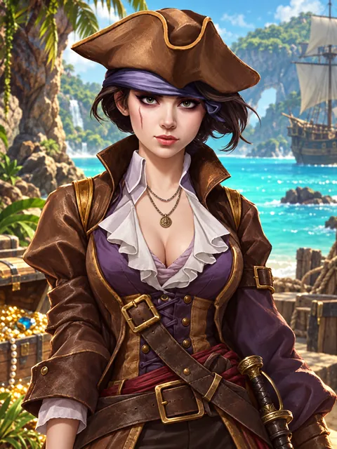 Pirate Cove – visuel du jeu (illustration)