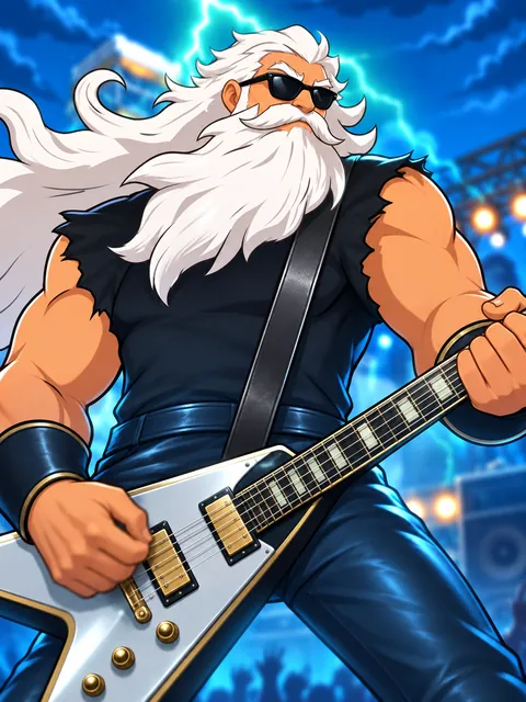 Thunder Guitar – visuel du jeu (illustration)