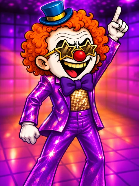 Nightclub Clown – visuel du jeu (illustration)