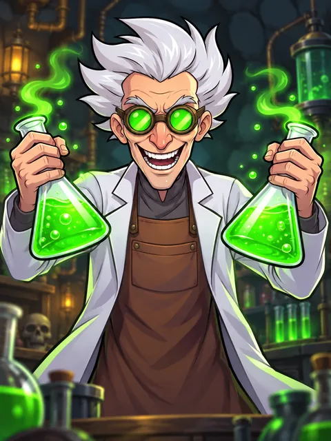 Elixir Chemist – visuel du jeu (illustration)