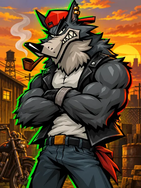 City Wolf – visuel du jeu (illustration)