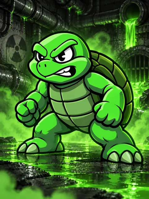 Sewer Reptile – visuel du jeu (illustration)