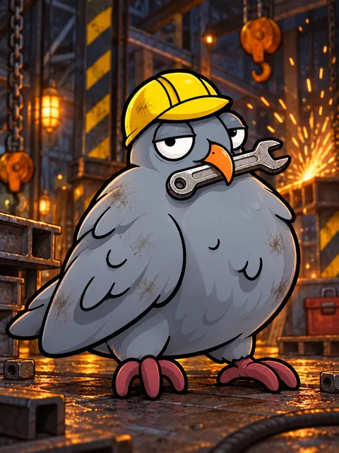 Pigeon Workshop – visuel du jeu (illustration)